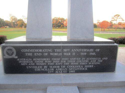 Normanby Hill Memorial Back Inscription : 07-08-2013