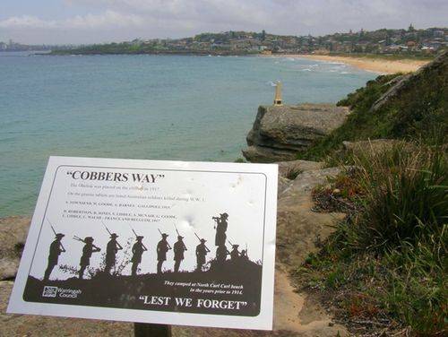 Nth Curl Curl Beach Obelisk : 13-November-2011 Nth Curl Curl Beach Obelisk : 13-November-2011