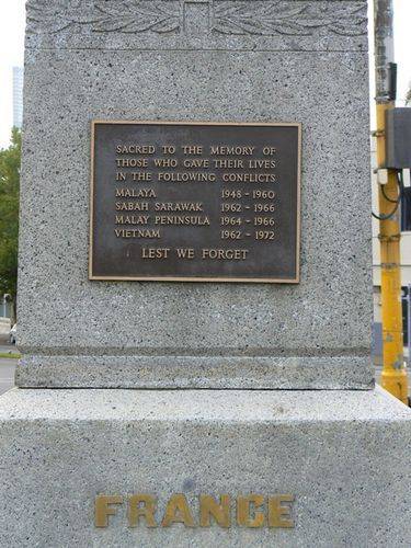 North Melbourne War Memorial   Right Side