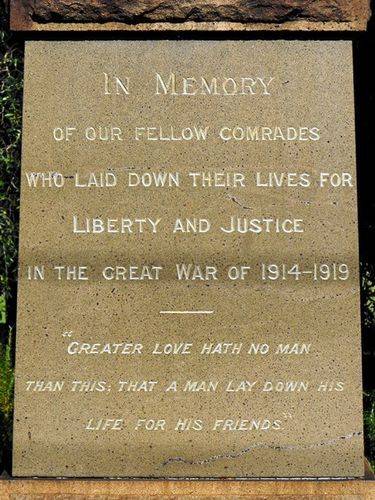 North Sydney Tramways War Memorial : 25-December-2010 North Sydney Tramways War Memorial : 25-December-2010