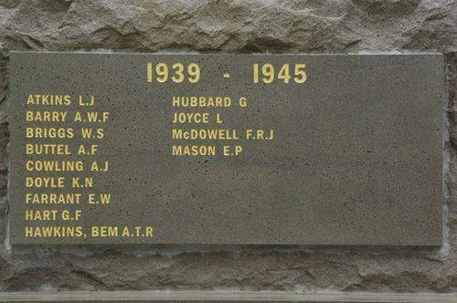 WW2 Honour Roll : April 2014