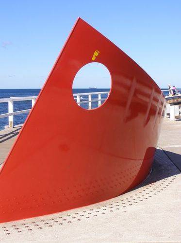 Pasha Bulker Sculpture : 16-July-2014 Pasha Bulker Sculpture : 16-July-2014
