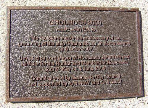 Pasha Bulker Plaque : 16-July-2014