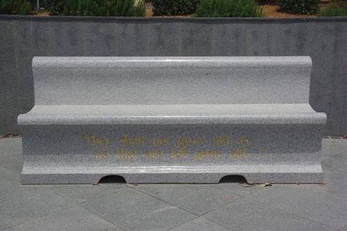 Memorial Bench 2: April 2014 Memorial Bench 2: April 2014