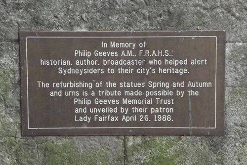 Phillip Geeves Plaque : November 2013 Phillip Geeves Plaque : November 2013