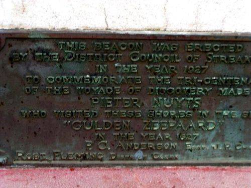 Pieter Nuyts Plaque
