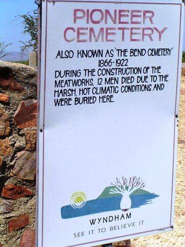 Pioneer Cemetery Sign