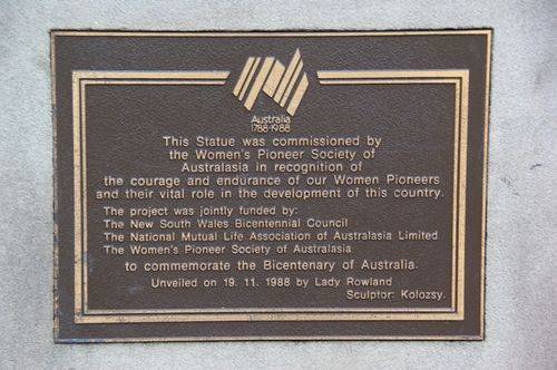 Pioneer Woman Inscription