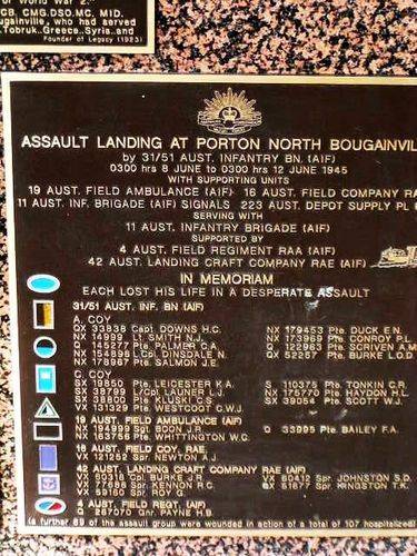 Porton Assault Plaque Porton Assault Plaque
