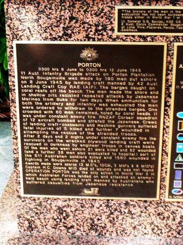 Porton Plaque