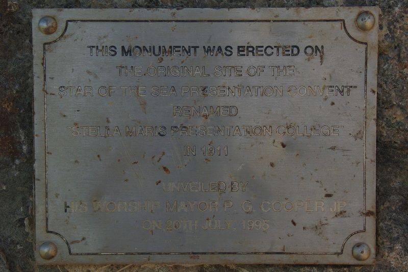 Convent Site Plaque: 18-August-2015