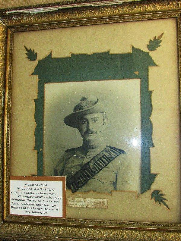Private Alexander Eagleton-Clarence Town and District Historical Museum