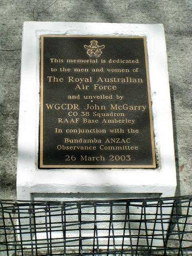 RAAF Memorial Plaque RAAF Memorial Plaque