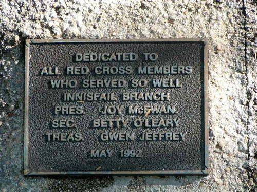 Innisfail Red Cross Plaque Innisfail Red Cross Plaque