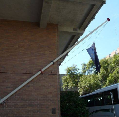 Red Cross Flagpole : 10-March-2012 Red Cross Flagpole : 10-March-2012