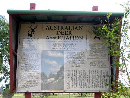 Red Deer Historical Sign