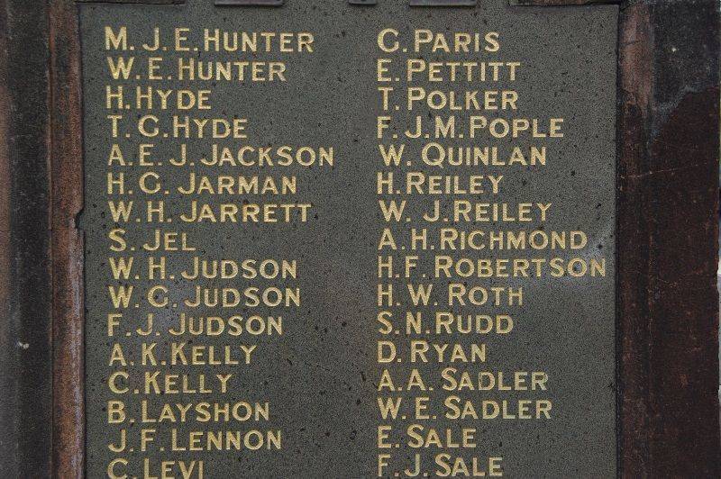 Right Pillar Honour Roll: 23-September -2015