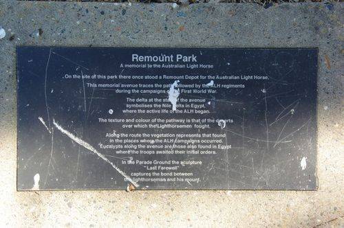 remount Park Insc-Memorial Ave : March 2014 remount Park Insc-Memorial Ave : March 2014