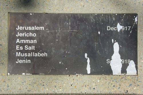 Memorial Avenue Plaque 2 : March 2014 Memorial Avenue Plaque 2 : March 2014