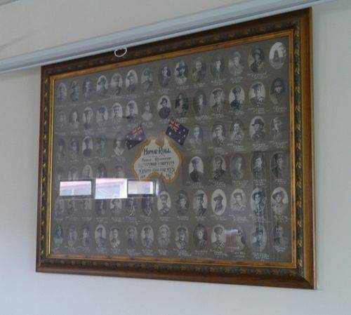 Returned Services League Club Roll of Honour : 01-October-2011