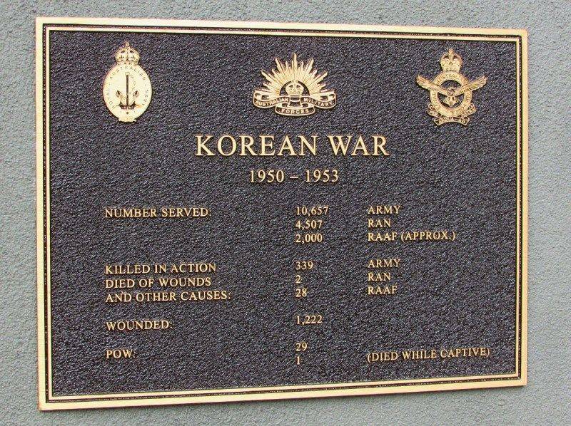 Korean War Plaque: 05-May-2016 Korean War Plaque: 05-May-2016