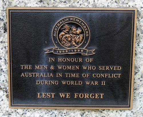 Returned Services League Memorial : 16-May-2013 Returned Services League Memorial : 16-May-2013