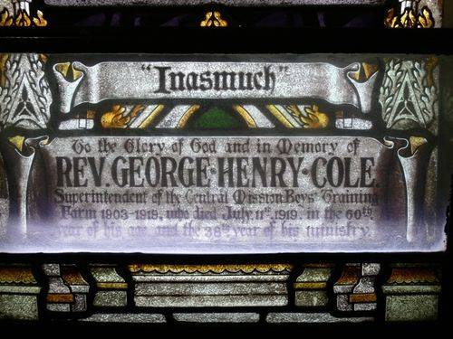 Reverend George Cole : 08-December-2011
