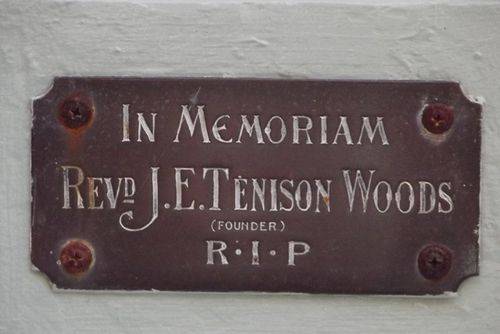 Tenison Woods Plaque : Feb 2014