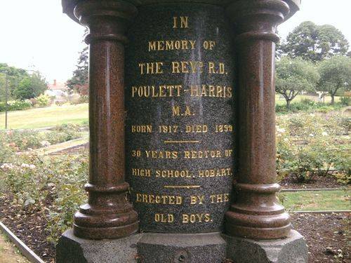 Reverend R. D. Poulett-Harris : 02-March-2013