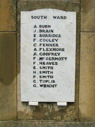 South Ward Honour Roll 2 : 2007 South Ward Honour Roll 2 : 2007