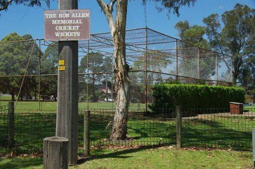 Rob Allen Wickets & Plaque : April 2014 Rob Allen Wickets & Plaque : April 2014