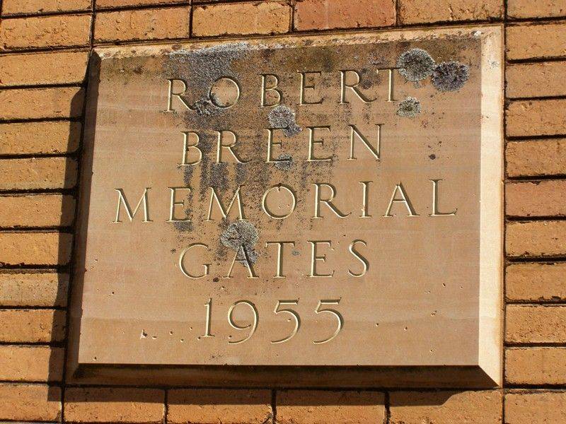 Robert Breen Plaque : 18-October-2014