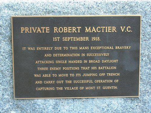 Robert Mactier VC Memorial Garden