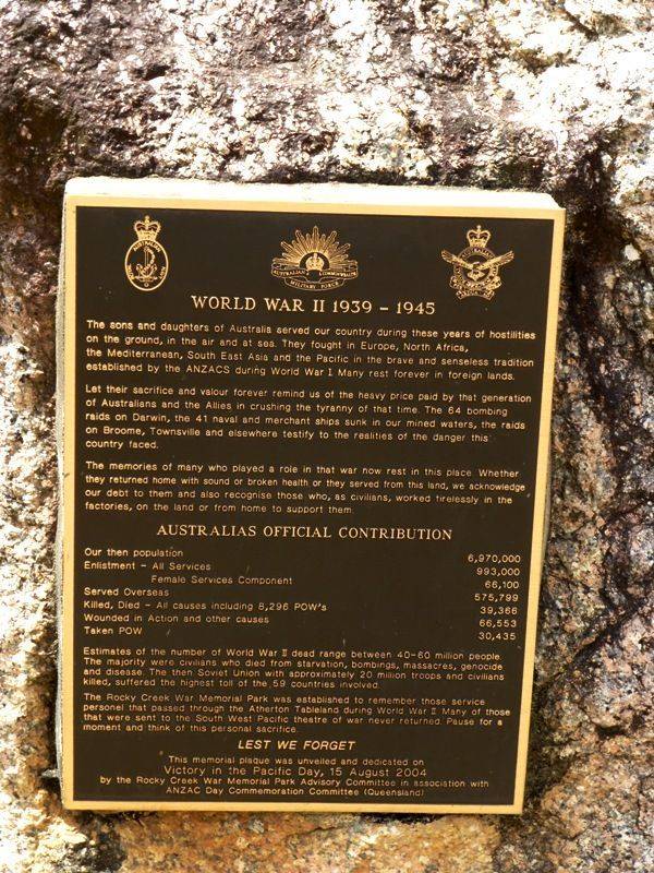 WW2 Plaque : 24-October-2014 WW2 Plaque : 24-October-2014