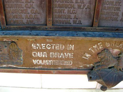 Roll of Honour Insc 1:01-10-2009