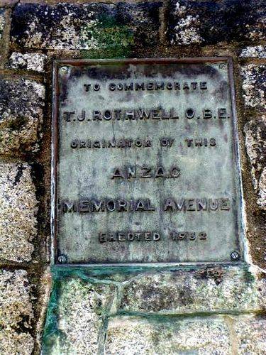 Rothwell Memorial Plaque