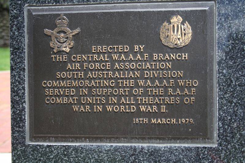 WAAAF Plaque : 16-November-2014