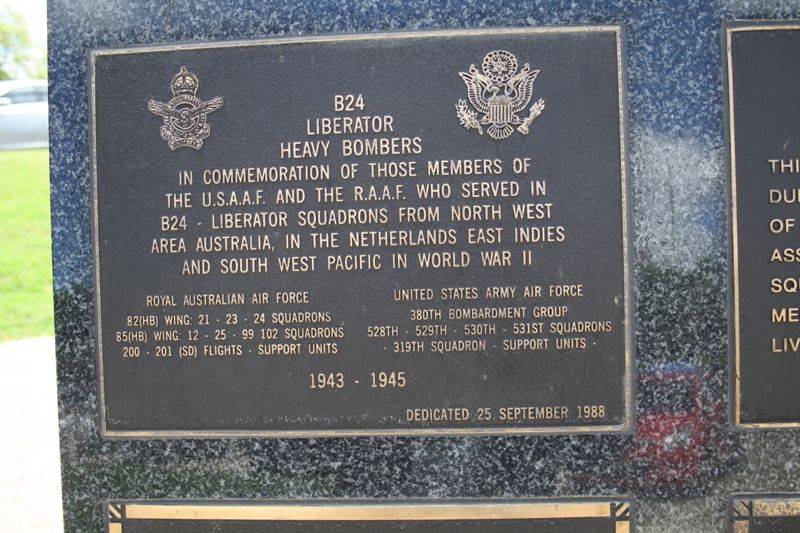 B24 Liberator Bombers Plaque : 16-November-2014