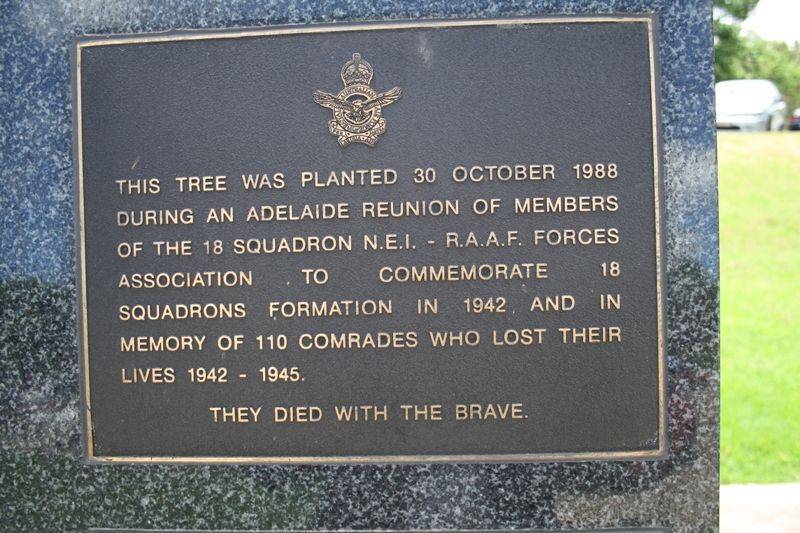18 Squadron NE1 Plaque : 16-November-2014