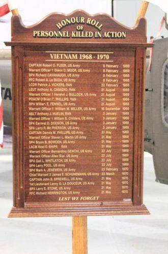 Royal Australian Navy Helicopter Flight Vietnam Roll of Honour : 10-July-2011 Royal Australian Navy Helicopter Flight Vietnam Roll of Honour : 10-July-2011