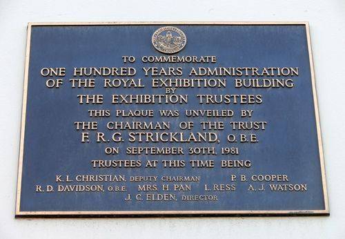 Royal Exhibition Building Administration : 06-October-2011 Royal Exhibition Building Administration : 06-October-2011