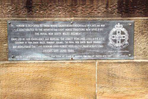 Regiment Window Plaque : 19-02-2014