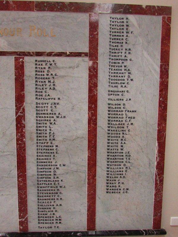 Honour Roll 5 : 15-January-2015