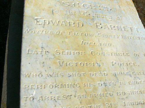 Senior Constable Edward Barnett : 24-February-2013