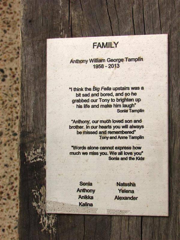 Family Plaque ; 28-December-2014