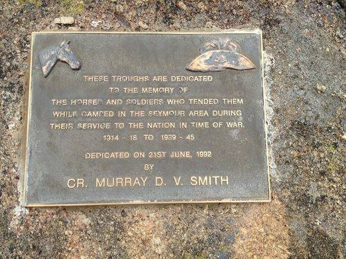 Light Horse Troughs Plaque : November 2013 Light Horse Troughs Plaque : November 2013