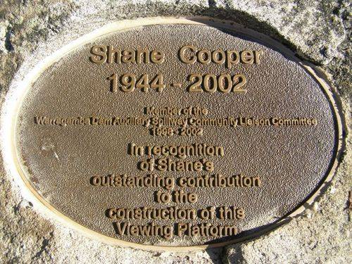 Shane Cooper Plaque : 14-June-2014