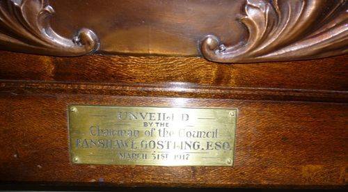 Unveiling Plaque  : 27-05-2014