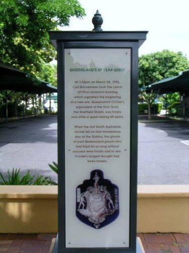 Shield Champions Grove History Plaque