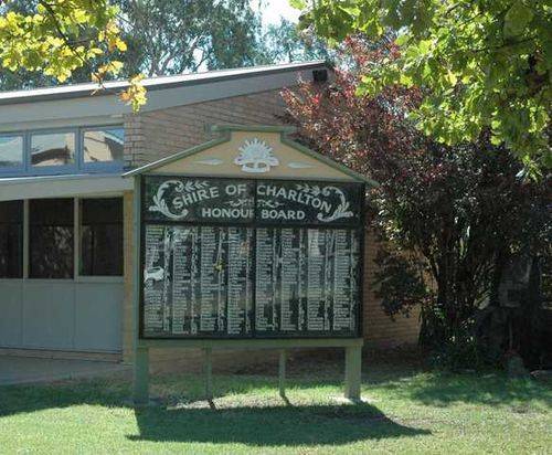Shire of Charlton Honour Board : 08-June-2013